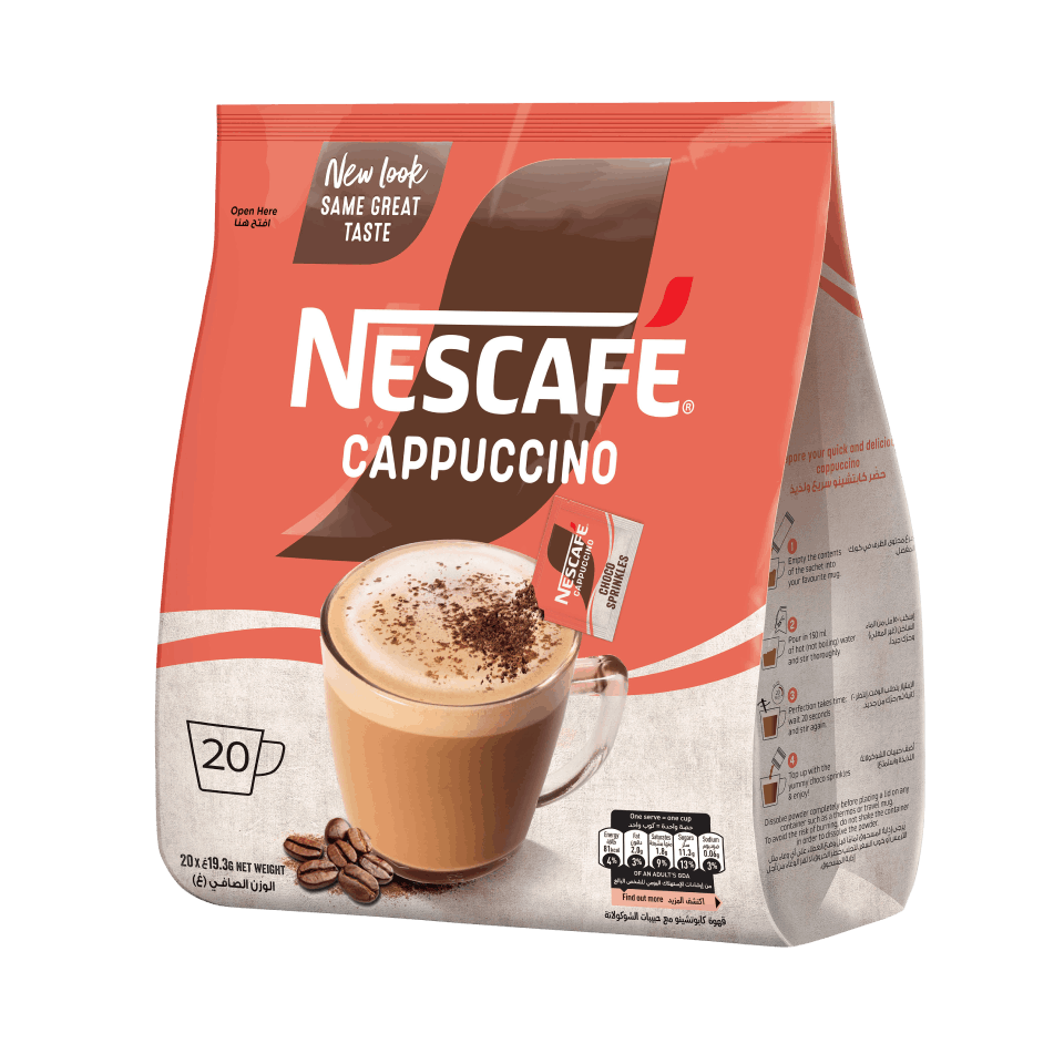 NESCAFÉ® Cappuccino Sachets | Nescafé MENA
